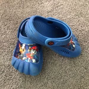 CROCS | Shoes | Blue Paw Patrol Toe Crocs Size 56 | Poshmark